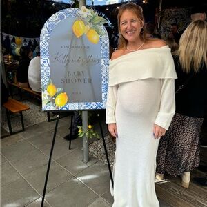 Elegant Off-Shoulder White Dress